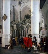 Emanuel de Witte View of the Tomb of William the Silent in the New Church in Delft France oil painting artist